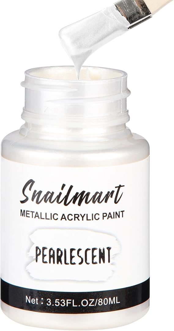 Pintura acrílica metálica de 80 ml nacaranda