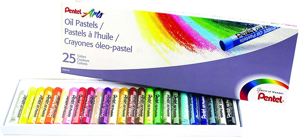 Pasteles al óleo Pentel Arts , 25 colores