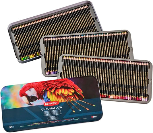 Derwent Lápices Chromaflow - Juego de 150 colores