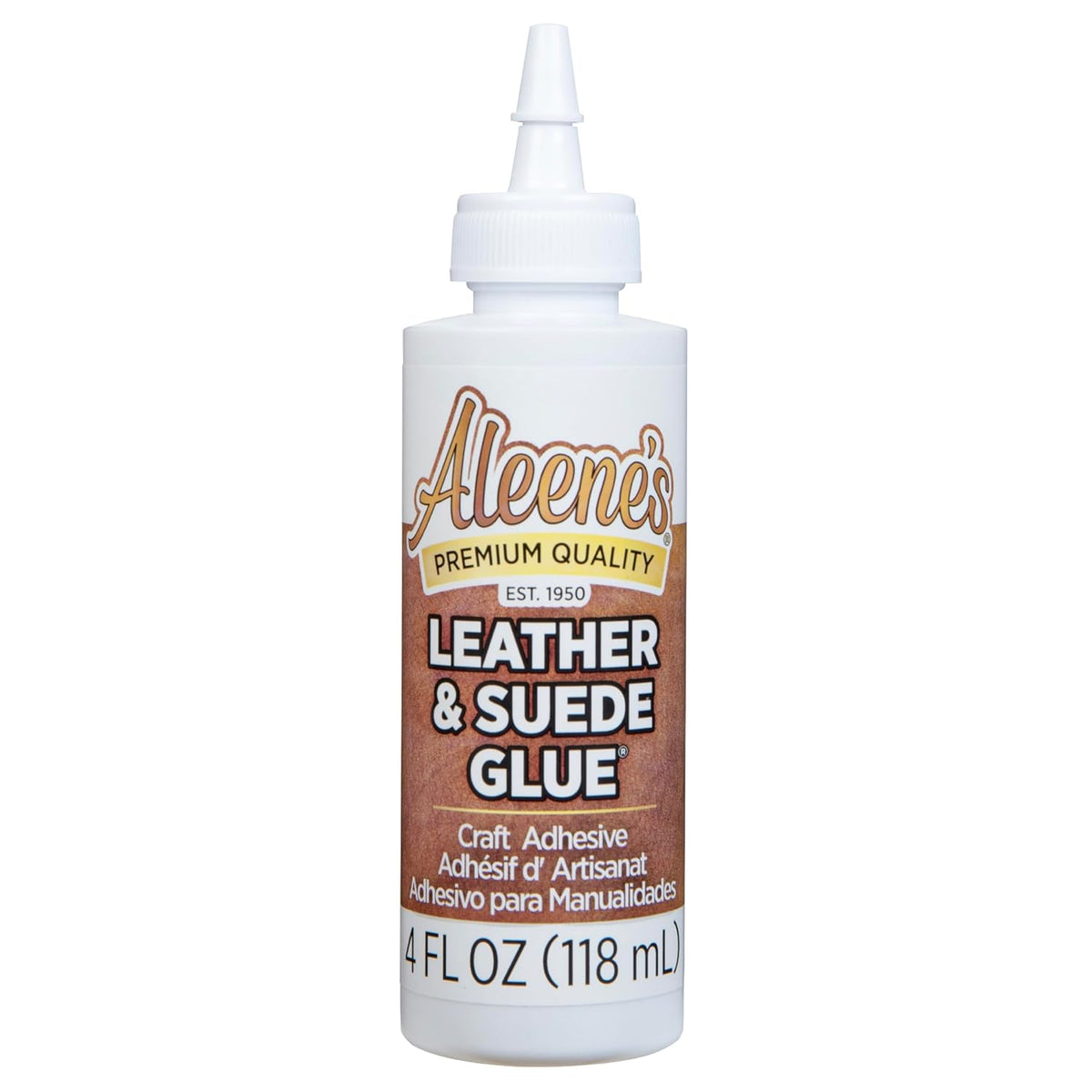 Pegamento para cuero y gamuza Aleene, 4 onzas