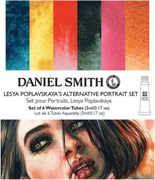 Daniel Smith acuarela  extra fino de Lesuya Poplaskaya, juego de 6 colores 5ML