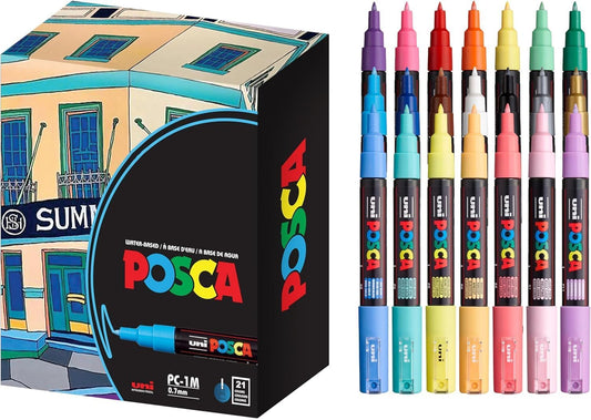 Uni Posca paquete de marcadores de colores