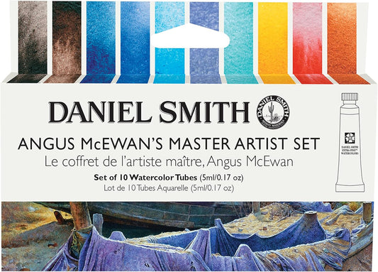 Daniel Smith - Pintura de acuarela transparente extrafina, Angus McWands, juego de 10 colores