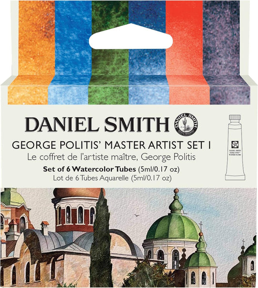 Daniel Smith -acuarela extrafina George Politis, juego de 6 colores  5 ML
