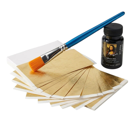 KIT IMITACION ORO PARA DORAR COLOR ORO